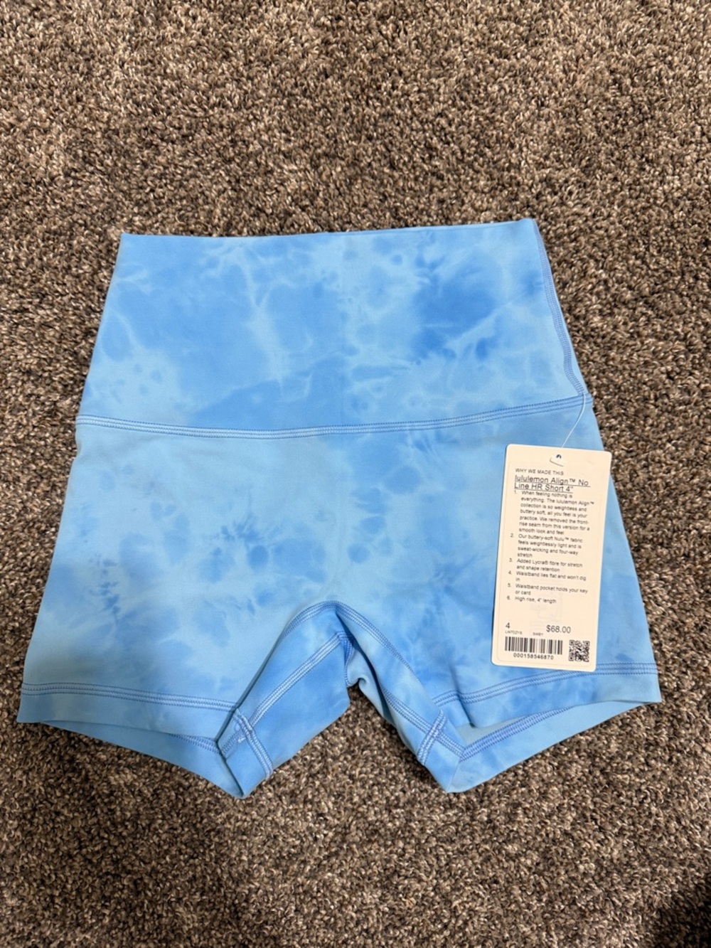 lululemon athletica Blue Smoothie Align No Line HR Short 4”